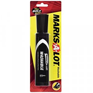 Expo 86661 Low-Odor Dry Erase Markers, Fine Point, Black, 4-Count