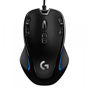 Logitech G300S Optical Ambidextrous Gaming Mouse 9 Programmable Buttons, Onboard Memory