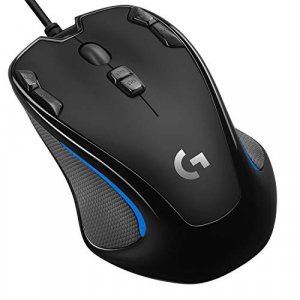 Logitech G300S Optical Ambidextrous Gaming Mouse 9 Programmable Buttons, Onboard Memory