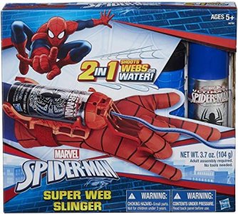 Marvel Avengers Spiderman Gant Shoot Water Spider Web 2 en 1