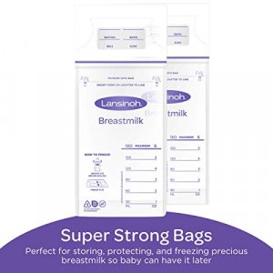 Evenflo Feeding Advanced Breast Milk Storage Bags for Breastfeeding - 5  Ounces (25 Count)
