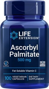 Life Extension Ascorbyl Palmitate 500 Mg, 100 Veggie Caps