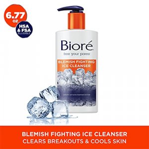 Biore Blemish Fighting Ice Cleanser, 6.77 Ounce