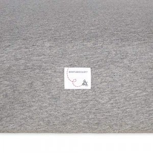 Burt'S Bees Baby Fitted Crib Sheet For Standard Crib And Toddler Mattresses (Heather Grey)