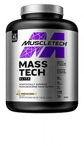 Muscletech Mass Tech, Scientifically Superior Weight Gain Formula, Vanilla, 7 Lbs (3.18Kg)