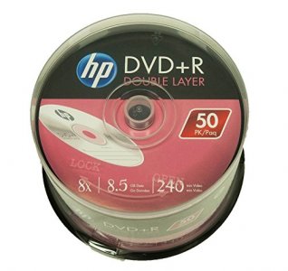 Hp Dvd+R Double Layer Branded 8X 8.5Gb 240Min Video
