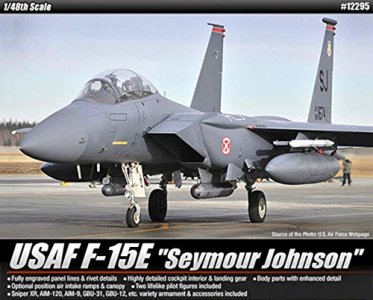 Academy Usaf F-15E Seymour Johnson Model Kit