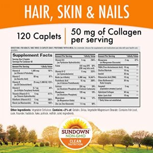 Sundown Naturals Hair, Skin & Nails 5000 Mcg Of Biotin, 120 Tablets