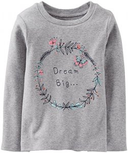 Carter'S Dream Big Tee (Baby) - Heather-3 Months