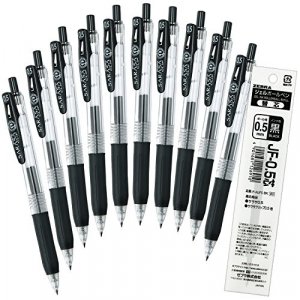 Kaco Pure Retractable Gel Ink Pens Retro Colored Ink 0.5mm Extra Fine Point  5-Pack