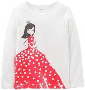 Carter'S Baby Girls' Graphic Tee (Baby) - Ivory - 3 Months