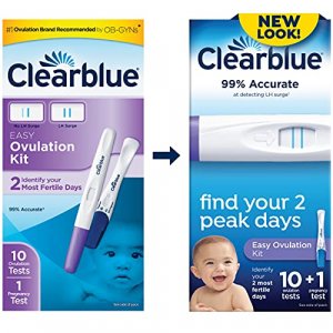 Clearblue Ovulation Complete Starter Kit, 10 Ovulation Tests and 1 Pregnancy Test