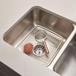 Interdesign Axis Kitchen Sink Protector Grid - Satin