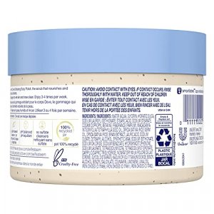 Dove Exfoliating Body Polish Body Scrub, Macadamia & Rice Milk, 10.5 Oz