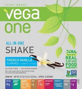 Vega One All-In-One Shake, French Vanilla, Large Tub, 20 Servings, 29.2 Ounce