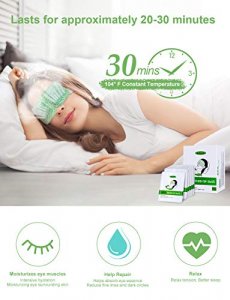 16 Packs Eye Masks for Dark Circles and Puffiness Disposable Soothing Headache Relief Dry Eyes, Stress Relief Relief Eye Fatigue Steam Eye Masks