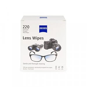 Zeiss Lens Wipes, White, 220 Count
