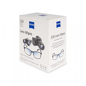 Zeiss Lens Wipes, White, 220 Count