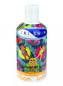TRISWIM Kids Scented Body Lotion Skin Hydrating Moisturizer Chlorine Removal with Aloe Vera