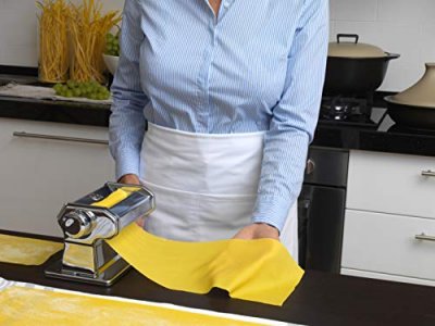 MARCATO 8342 Atlas Pasta Dough Roller, Made in Italy, Includes 180-Millimeter Pasta Roller with Hand Crank and Instructions, Silver