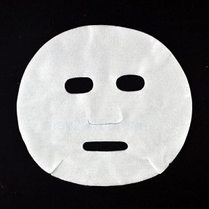 Onwon 100 Pcs DIY White Color Natural Spa Skin Care Skin Fiber Paper Pre-cut Facial Paper Sheet Facial Mask