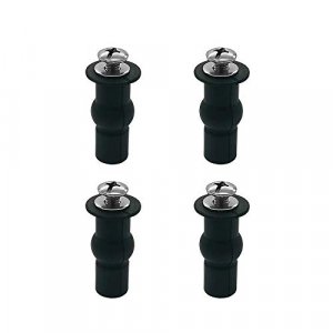 Toilet Lid Screws 4 Pack Toilet Seat Plastic Screws Universal Rubber Expansion Seat Cover Screws