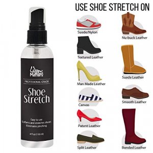 FootMatters Professional Boot & Shoe Stretch Spray Softener & Stretcher for Leather, Suede, Nubuck, Canvas 4 oz