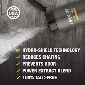 Chassis Premium Powder for Men, Original Fresh Scent Talc-Free Body Powder