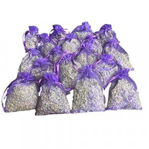 Armour Shell Lavender Sachets - Dried Lavendar Flower Sachet Bags (18 Pack) for Home Fragrance and Long-Lasting Fresh Scents, Natural Moths Away for