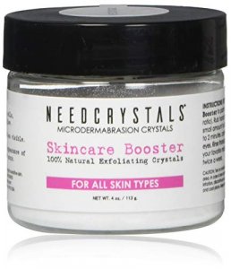 NeedCrystals Microdermabrasion Crystals 4 oz. / 113 gr. DIY Facial Scrub. Natural Face Exfoliator for Dull or Dry Skin Improves Scars, Blackheads, Po