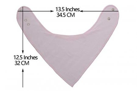Bandana Snap Drool Bibs for Baby Girls for Drooling Eating Teething for 8 Pack