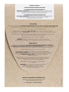 Grizzly Mountain Beard Dye - Organic & Natural Dark Brown Beard Dye