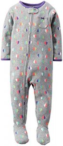 Carter's Baby Girls' Graphic Footie - Hearts - 24 Months