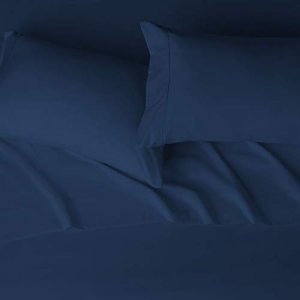 Amazon Basics Lightweight Super Soft Easy Care Microfiber Bed Sheet Set with 14