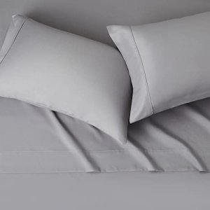 Amazon Basics Lightweight Super Soft Easy Care Microfiber Bed Sheet Set with 14