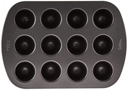 Wilton Excelle Elite Non-Stick 6-Cavity Mini Fluted Tube Baking Pan