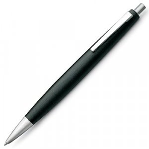 Lamy 2000 Ball Point Pen Stainless Steel Clip - Black/Brushed