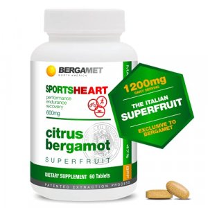 Sports Citrus Bergamot SuperFruit,Enhances Athletic Performance,Maintains Cardiovascular,Cholesterol Health,47% BPF Super Strength Formula,60 Tabs