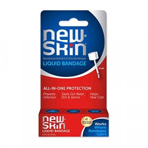 New-Skin Liquid Bandage 0.3 FL OZ, Liquid Bandage for Hard-to-Cover Cuts, Scrapes, Wounds, Calluses, and Dry, Cracked Skin (Packaging May Vary)