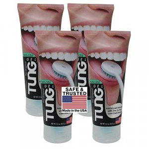 Peak Essentials|The Original Tung Gel|Premium|Tongue Cleaner|Odor Eliminator|Fight Bad Breath|Fresh Mint|BPA Free|Made in America|(4 Count)