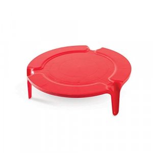 Nordic Ware 2-Tier Plate Stacker, One, Red