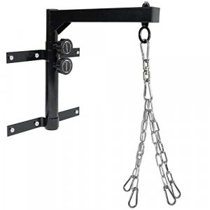 Yes4All Wall Mount Heavy Bag Hanger with Heavy Bag Chain - SROGZ, 15.75x13.50x2.5