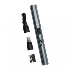 Wahl Micro Groomsman Personal Pen Trimmer & Detailer for Hygienic Grooming with Rinseable,Eyebrows, Neckline, Nose, Ears- Model 5640-600