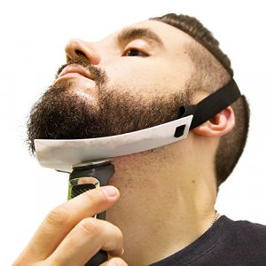 Aberlite FlexShaper - Beard Shaper Neckline Guide - Hands-Free & Flexible - The Ultimate Neckline Beard Shaping Template - Beard Trimmer Tool - Lineu