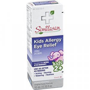 Similasan Kids Allergy Eye Relief Drops 0.33 Ounce, Itchy Eyes, Burning Eyes, Watery Eyes Due to Allergies, Formulated Natural Active Ingredients