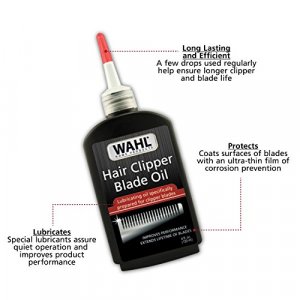 Wahl Premium Hair Clipper Blade Lubricating Oil for Clippers, Trimmers, & Blade Corrosion for Rust Prevention 