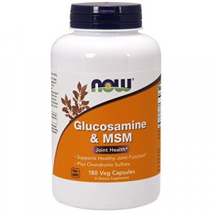 NOW Supplements, Glucosamine & MSM plus Chondroitin Sulfate, Joint Health*, 180 Veg Capsules