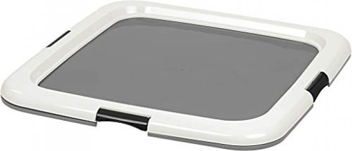 IRIS'-Sq Square Pet Training Pad Holder, Dark Gray