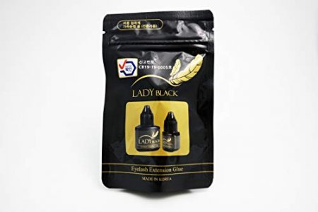 Eyelash Extensions Max Bond Glue / Adhesive Fast Strong Black/ SKY LADY BLACK 5g (1 Bottle)