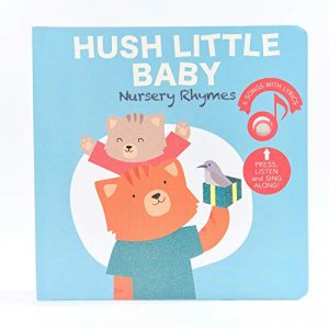 Cali's Books Hush Little Baby.Bedtime Nursery Rhymes Baby Sound Book. Interactive Musical Book for Babies and Toddlers 1-3. Bedtime Songs.